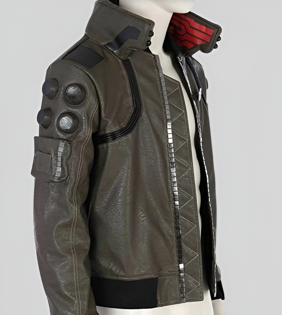 Men's Sci-Fi Inspired Leather Jacket