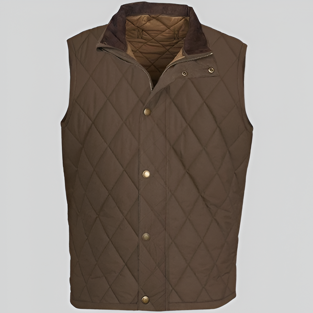 Yellowstone-Inspired Quilted Utility Vest