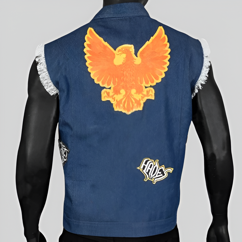 Onward Barley Lightfoot Denim Vest with Patches