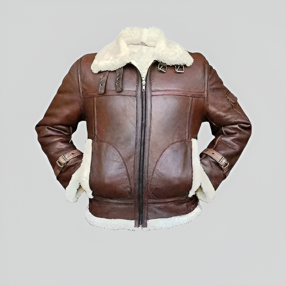 RAF B3 aviator shearling bomber jacket