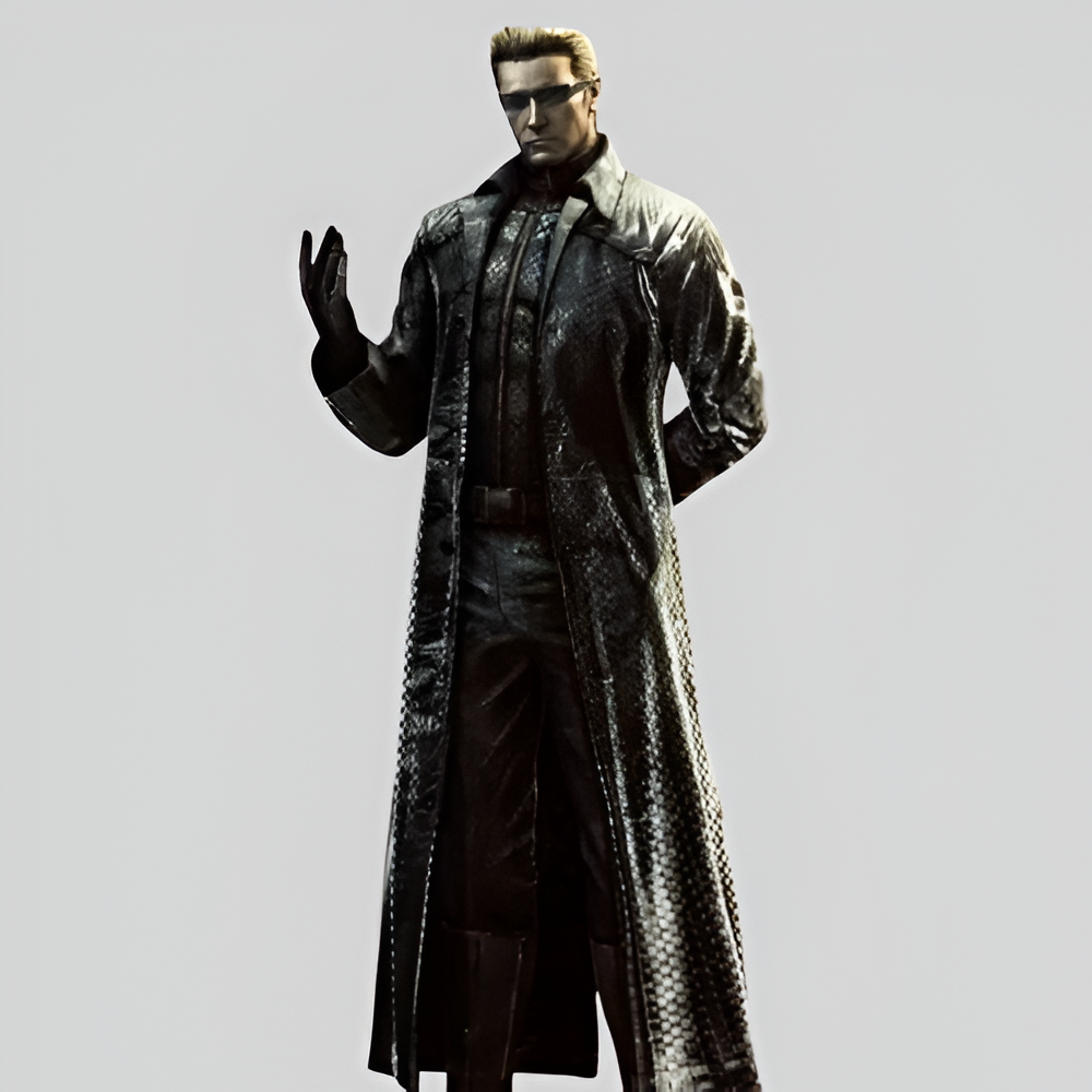 Resident Evil 5 Albert Wesker Long Leather Coat