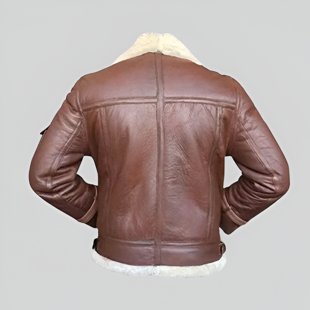 RAF B3 aviator shearling bomber jacket