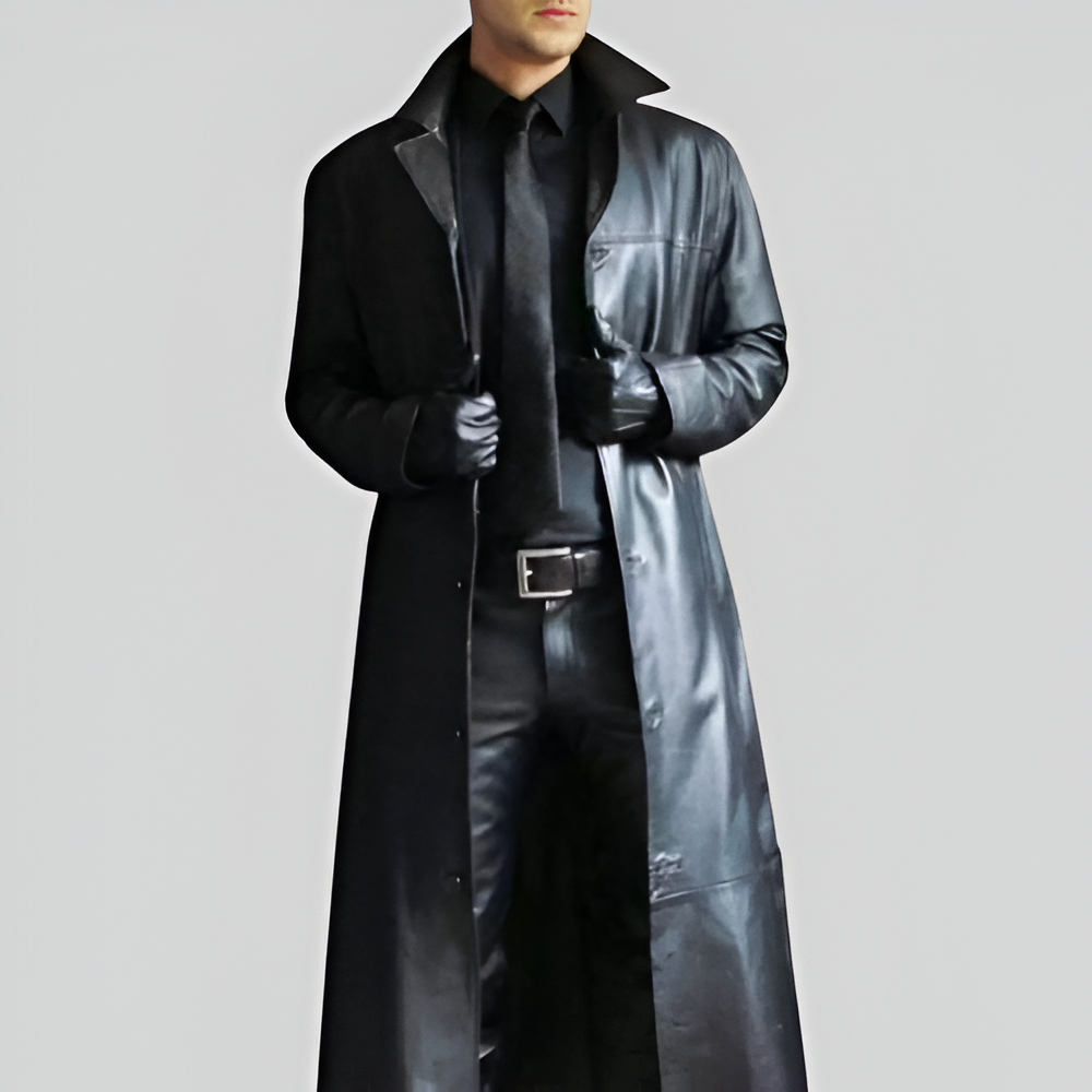 Resident Evil 5 Albert Wesker Long Leather Coat