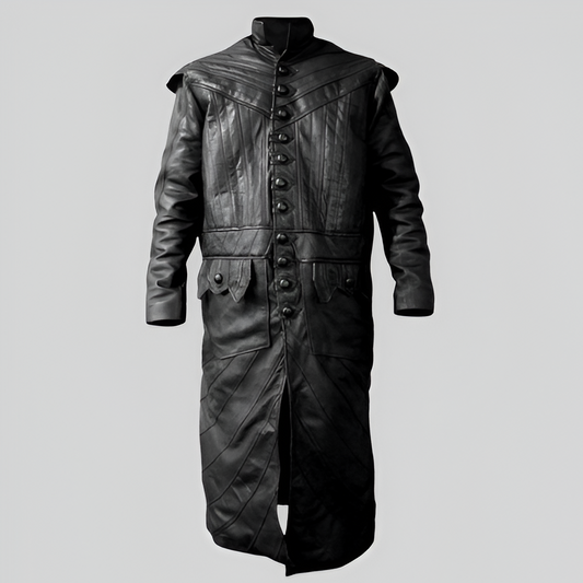 Captain Flint Black Sails Leather Coat