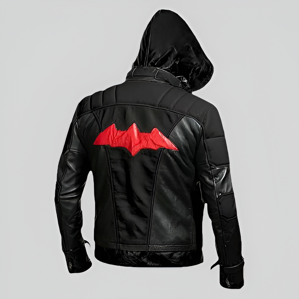 Batman Arkham Knight Red Hood leather jacket