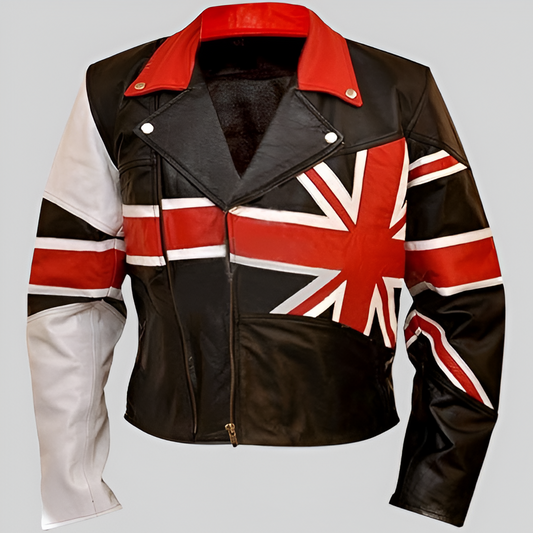 British Union Jack Leather Jacket