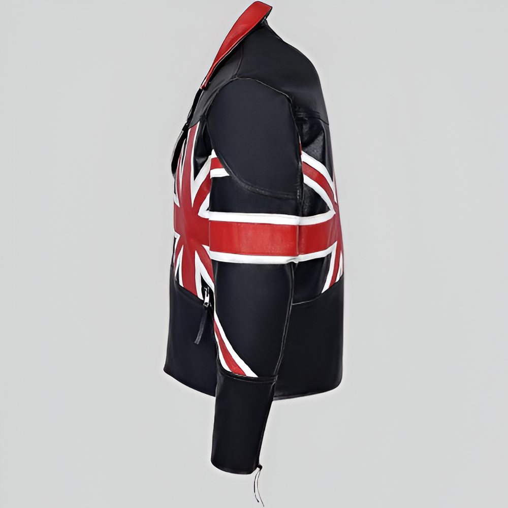 British Union Jack Leather Jacket