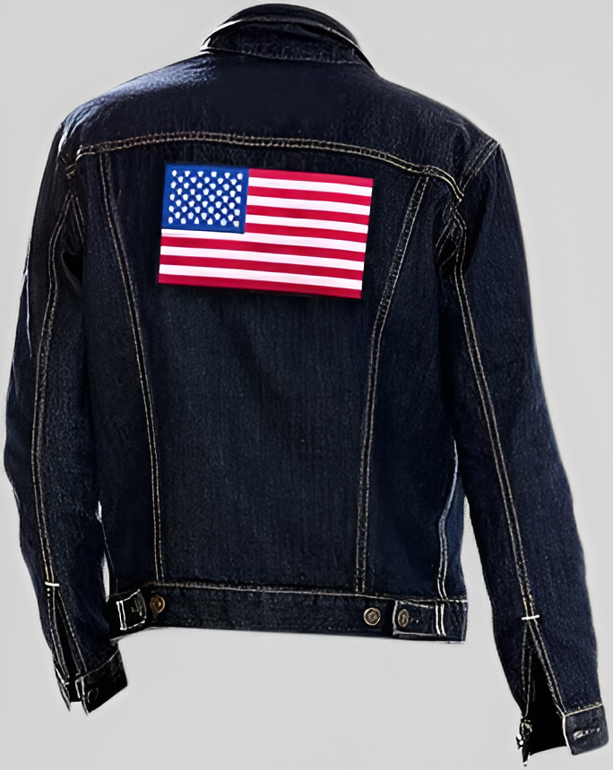 Rugged Denim Moto Jacket