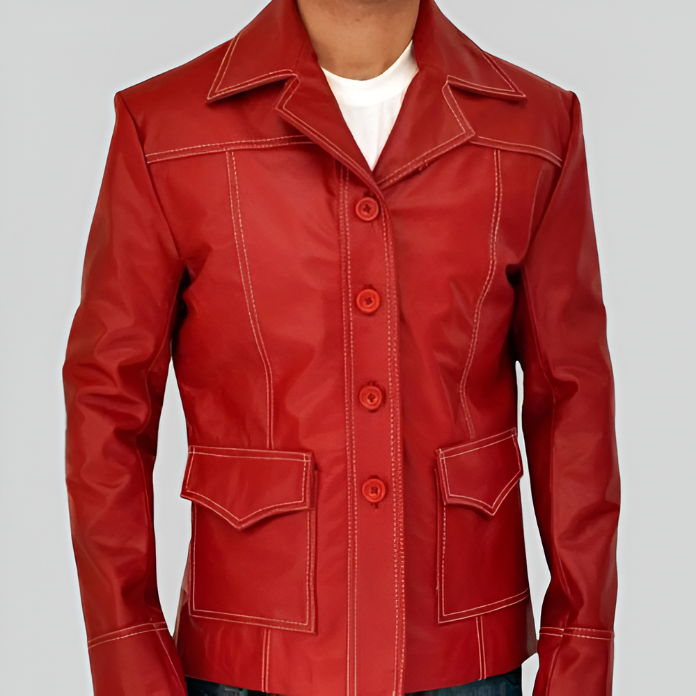 Fight Club Tyler Durden Leather Jacket