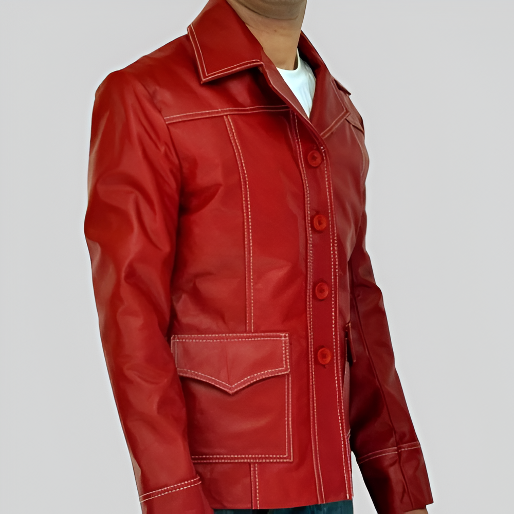 Fight Club Tyler Durden Leather Jacket