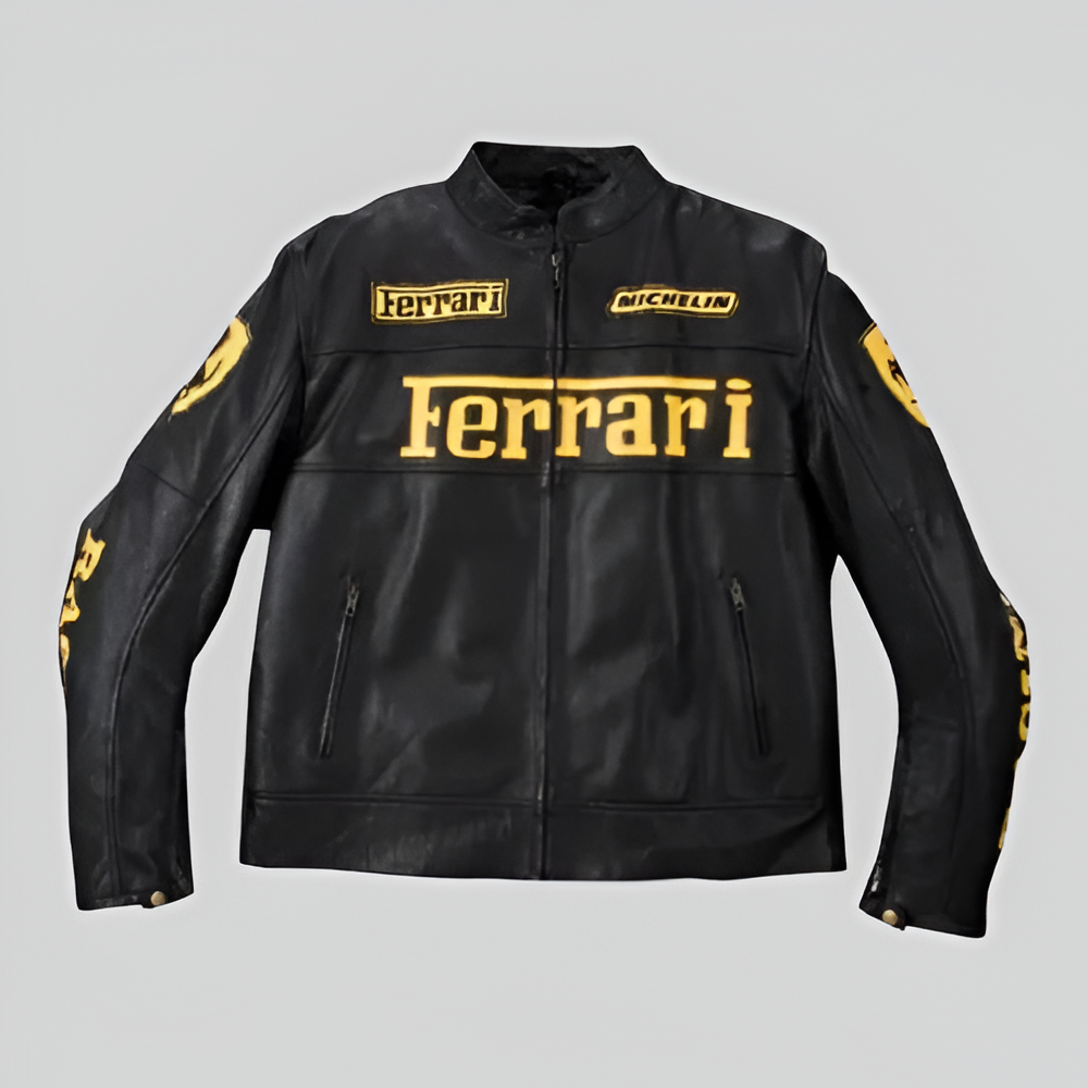 Ferrari racing leather jacket