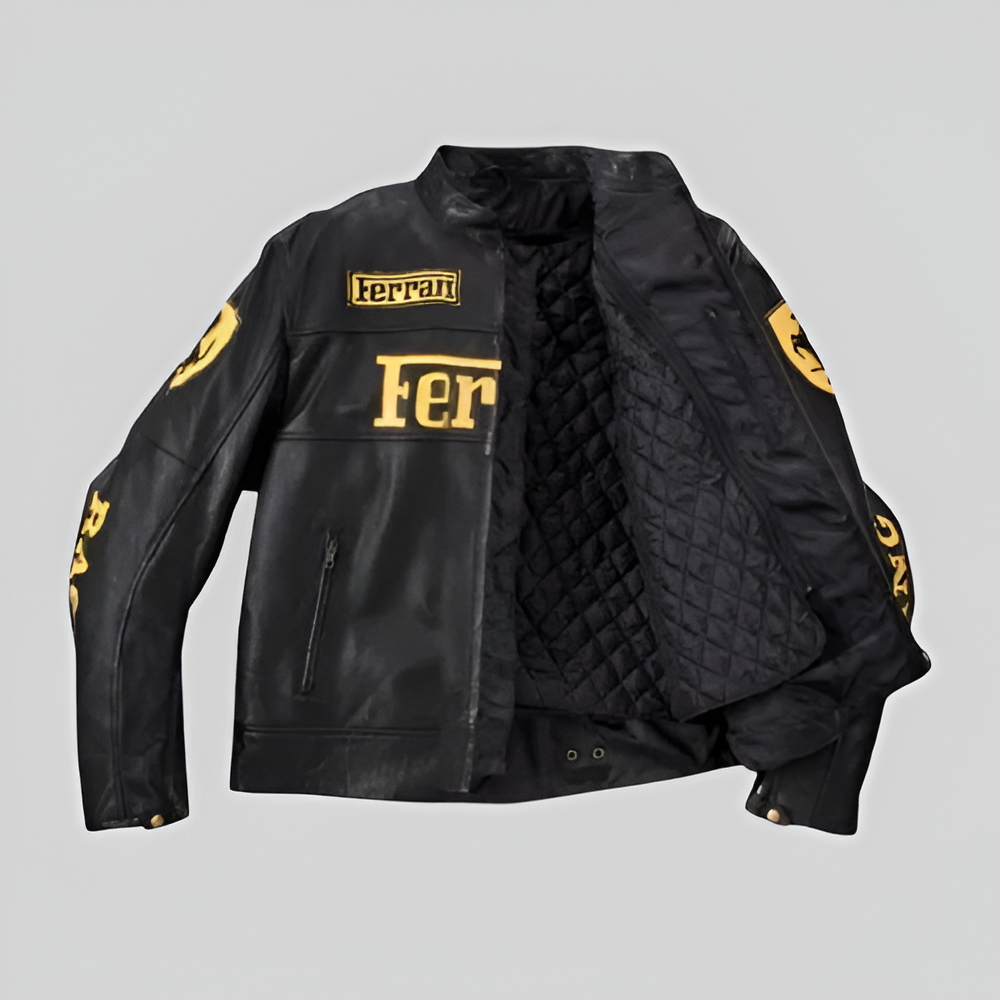 Ferrari racing leather jacket