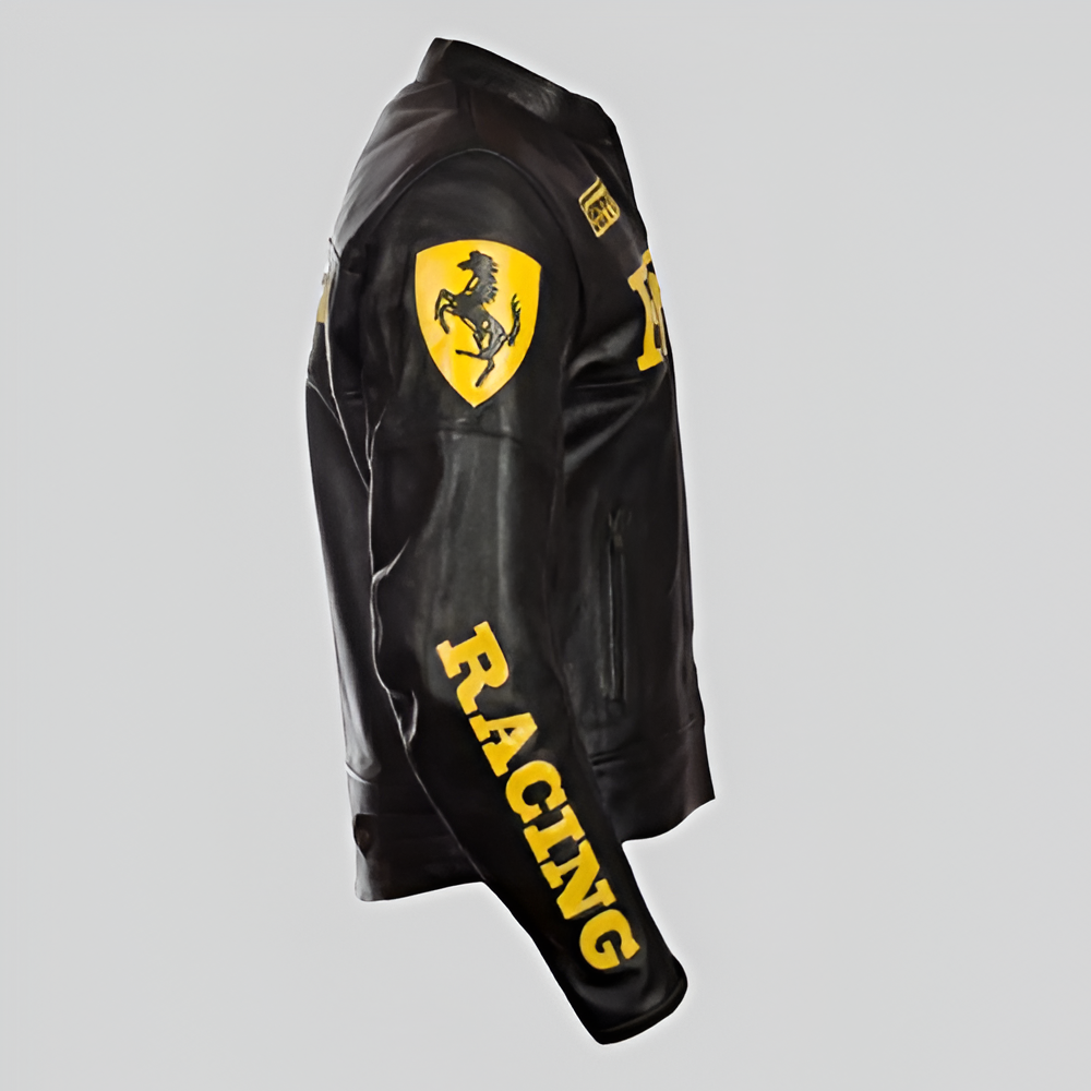 Ferrari racing leather jacket