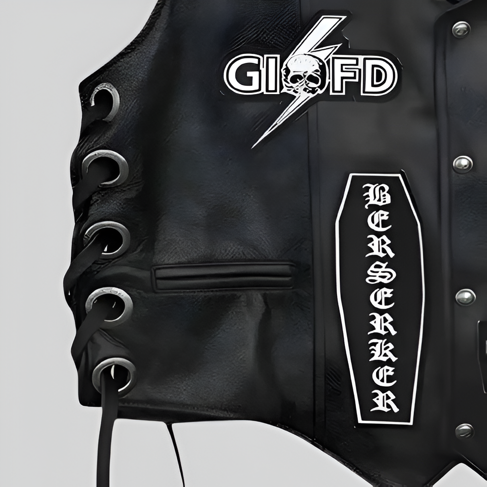 Black Label Society Doom Crew leather vest