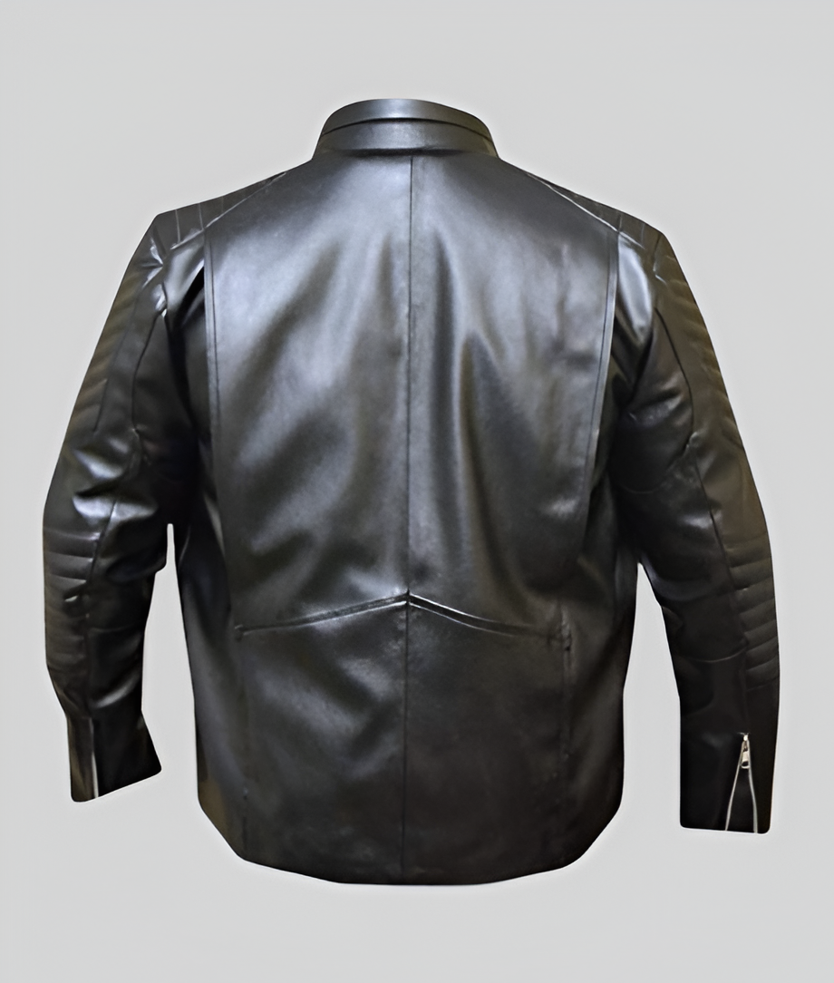 The Punisher Thomas Jane Black Skull Leather Jacket