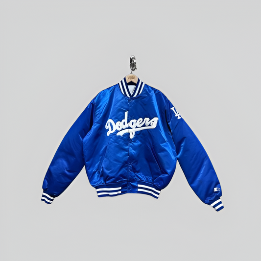 Los Angeles Dodgers Satin Bomber Jacket