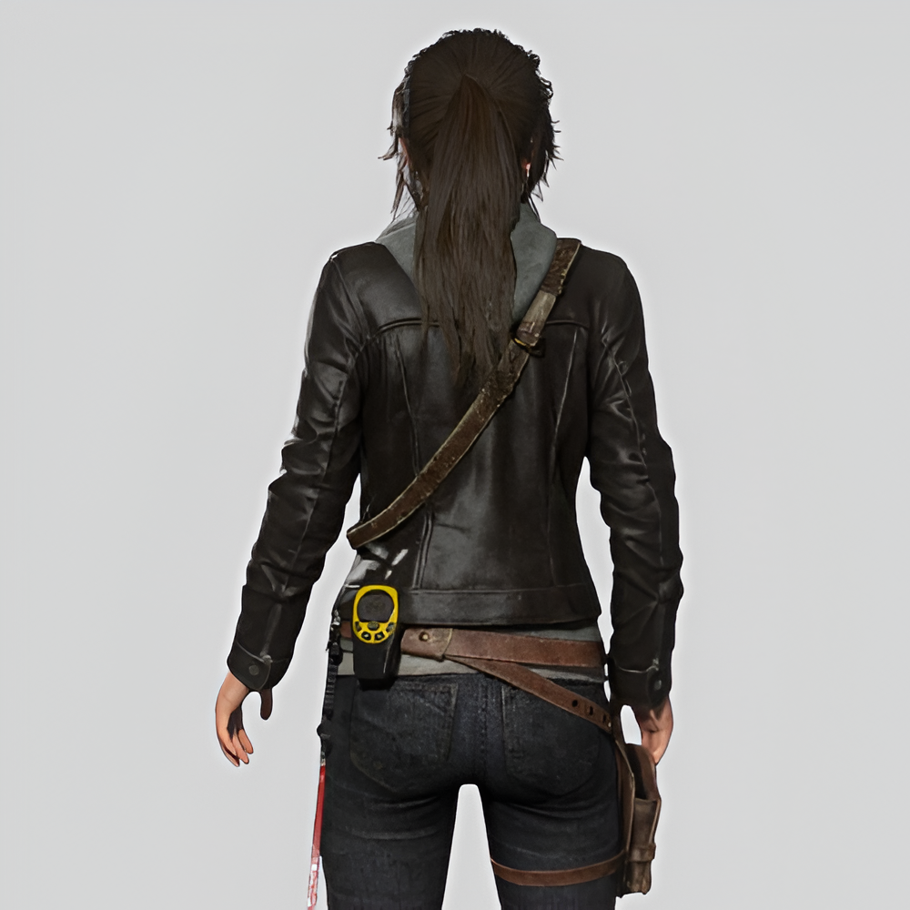 Women's Distressed Leather Jacket