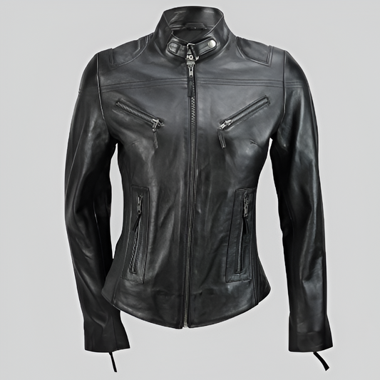 XPOSED LADIES JACKET IN BLACK