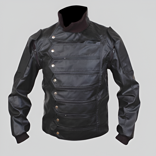 Captain America: The Winter Soldier Bucky Barnes leather jacket