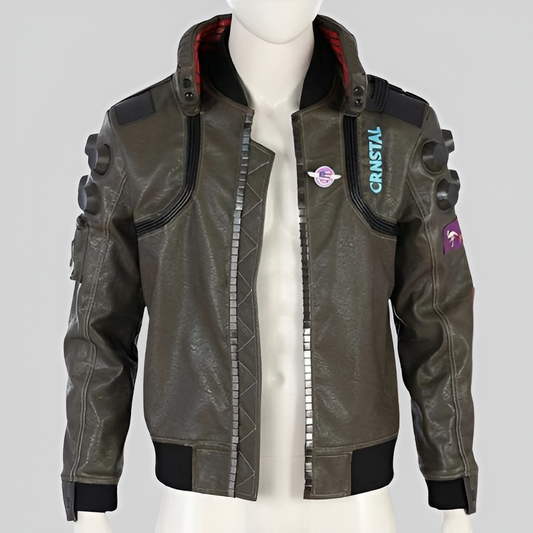 Men's Sci-Fi Inspired Leather Jacket