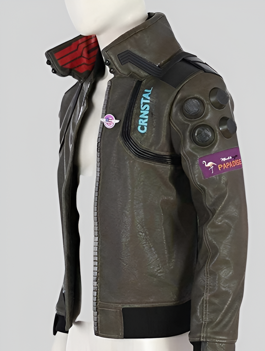 Men's Sci-Fi Inspired Leather Jacket