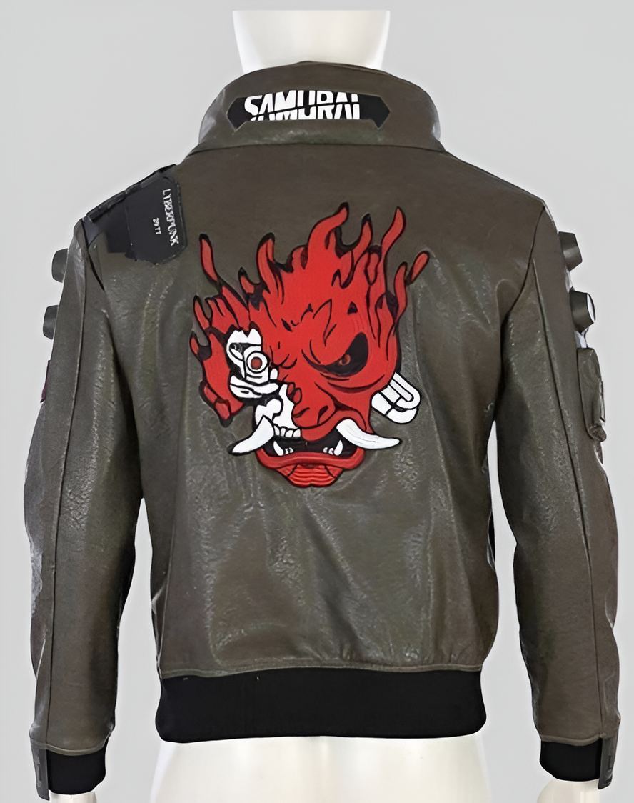 Men's Sci-Fi Inspired Leather Jacket